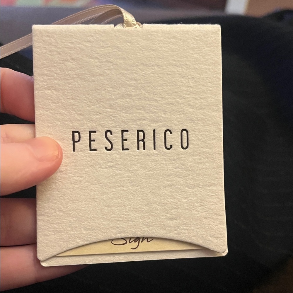 NWT PESERICO SIGN PINSTRIPE PENCIL SKIRT WOMENS 42 - Picture 7 of 8